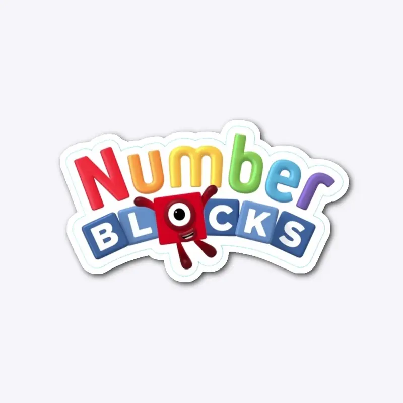 Numberblocks logo clothes for kids