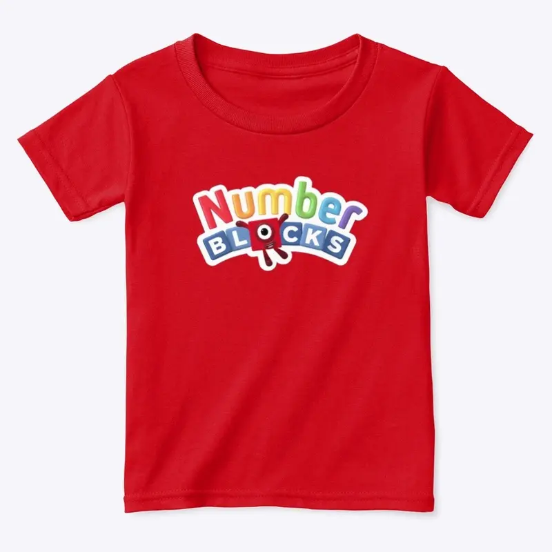 Numberblocks logo clothes for kids