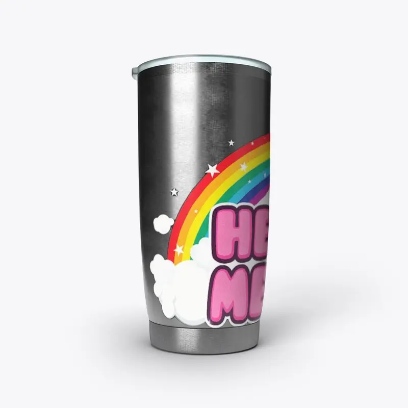 Heavy Metal Unicorn'& Rainbow drinkware